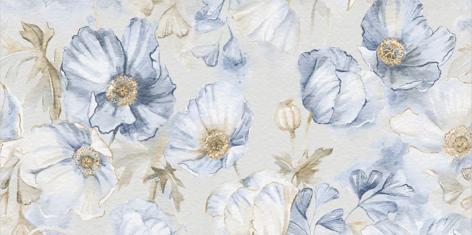 Настенная плитка Staro Slim Decors Elite Bluebell Decor A 60x120 см (4 шт в комплекте)