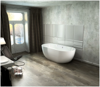 Ванна акриловая отдельностоящая BelBagno BB28 180x85 см