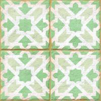 Керамогранит Ennface Pattern Morocco Mint Matt 20x20 см