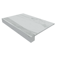 Комплект ступень, бортик+подступенок Estima MN01 Montis White 33x120+14,5х120 см
