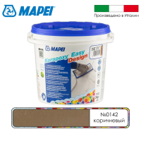 Эпоксидный шовный заполнитель Mapei Kerapoxy Easy Design № 142 Коричневый 3 кг