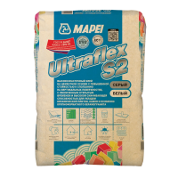 Цементный клей Mapei UltraFlex S2 Белый 25 кг
