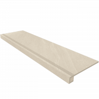 Комплект ступень, бортик+подступенок Estima GB01 Gabbro White 33x120+14,5х120 см
