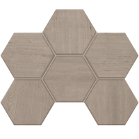 Мозаика Estima CW01 Classic Wood Light Grey Hexagon Mosaic 25x28,5 см