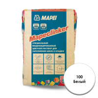 Специальный модифицированный цветной раствор Mapei Мапеклинкер / Mapeclinker № 100 Белый 25 кг