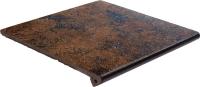 Ступень фронтальная Exagres Peldano Metalica Cherry 33x33 см