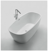 Ванна акриловая отдельностоящая BelBagno BB72-1500-W0 150x75 см
