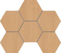 Мозаика Estima CW04 Classic Wood Honey Oak Hexagon Mosaic 25x28,5 см