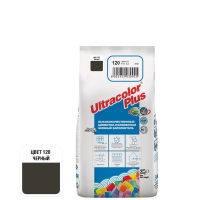 Цементная затирочная смесь Mapei Ultracolor Plus № 120 Чёрный 2 кг