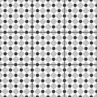 Керамогранит Staro Carpets Pre-cut Rondo Grey (Black joint) Matt 60x60 см