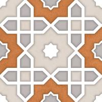 Керамогранит Ennface Pattern Tantora Beige Matt 20x20 см