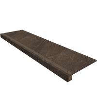 Комплект ступень, бортик+подступенок Estima GB04 Gabbro Brown 33x120+14,5х120 см