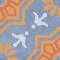 Декор Motto Ceramic Palmas Blue Decor 2 20x20 см