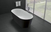 Ванна акриловая отдельностоящая BelBagno BB71-1800-NERO-W0 180х80 см