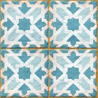 Керамогранит Ennface Pattern Morocco Azure Matt 20x20 см
