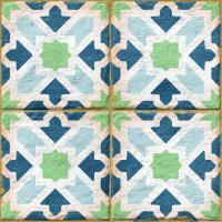 Керамогранит Ennface Pattern Morocco Cobalt Matt 20x20 см