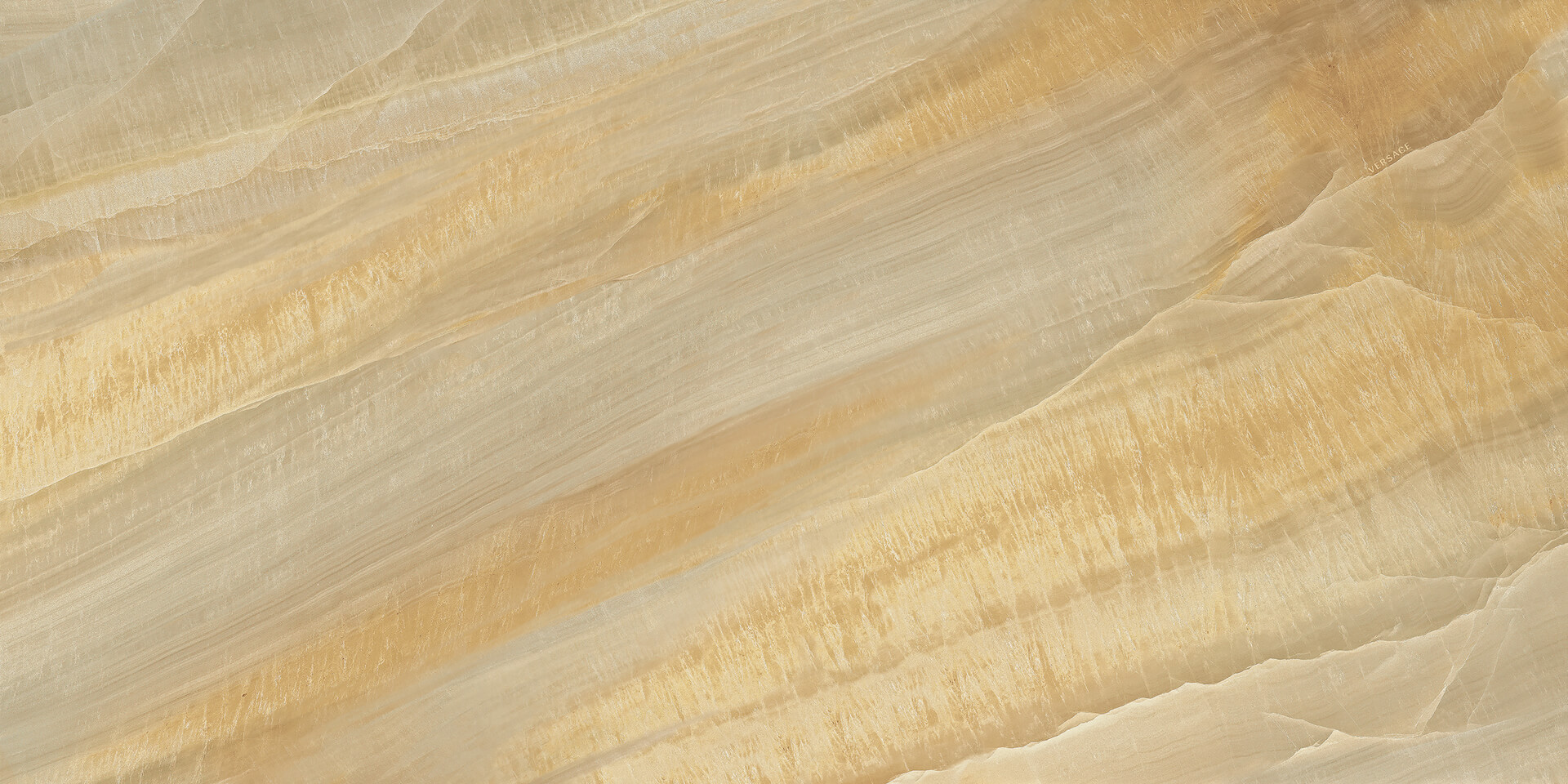 Керамогранит Versace Marble Oro Onice Lappato Rettificato 58,5x117,5 см