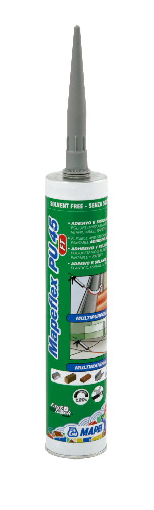 Полиуретановый герметик Mapei Мапефлекс PU 45 FT / Mapeflex PU 45 FT № 113 Темно-серый 300 мл