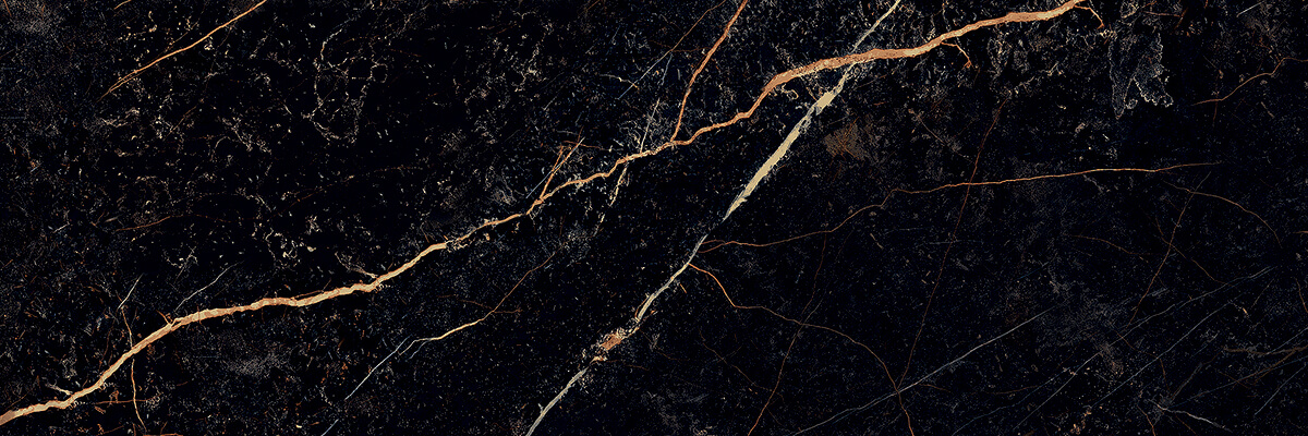 Керамогранит Versace Marble Nero Sant Laurent Lappato Rettificato 19,5x58,5 см