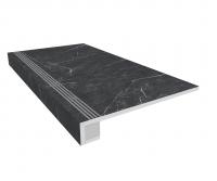 Комплект ступень, бортик+подступенок Estima VS03 Vision Black 33x120+14,5х120 см