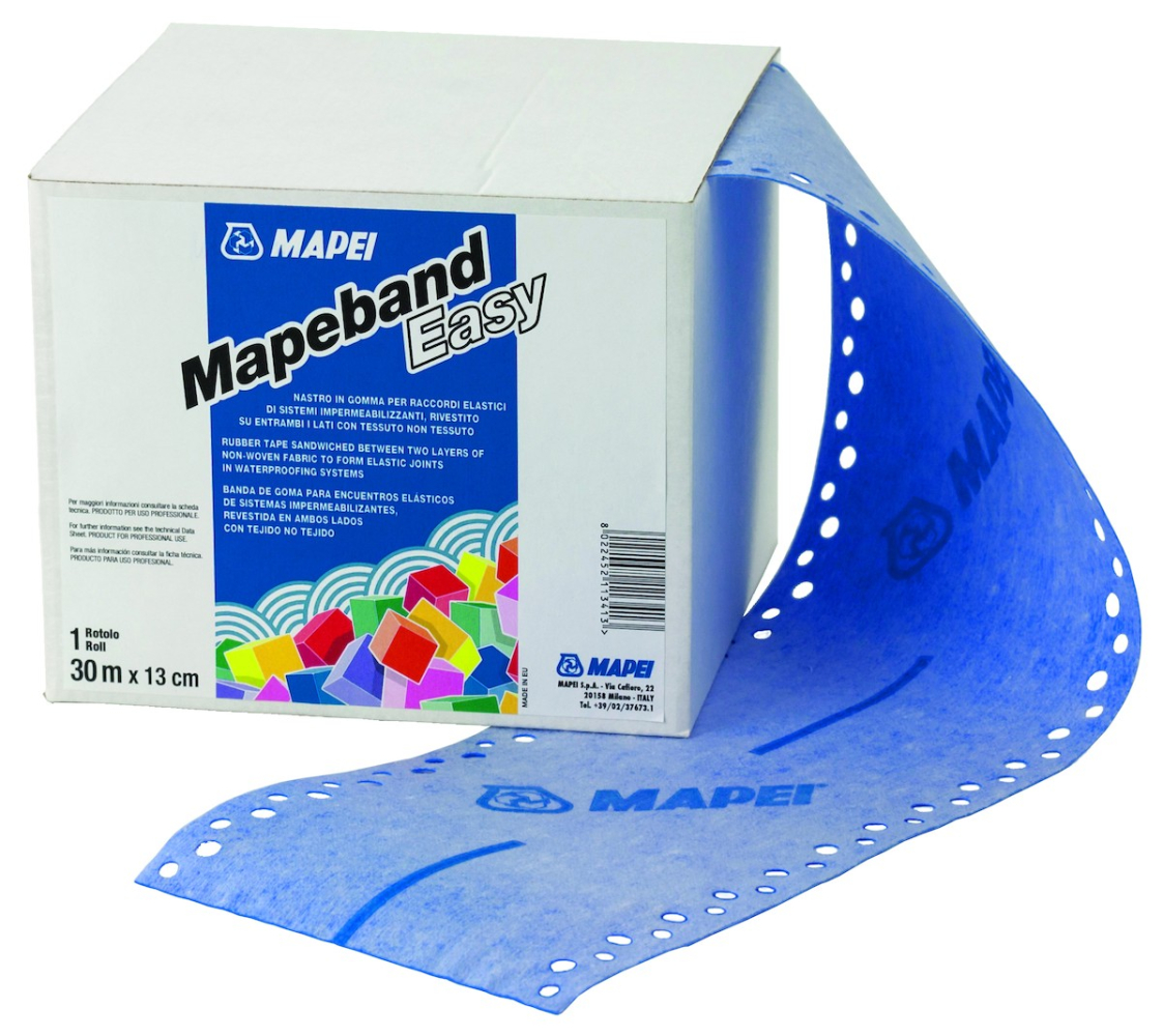 Эластичная паро и водо-непроницаемая резиновая лента Mapei Мапебанд Изи / Mapeband Easy 30 м