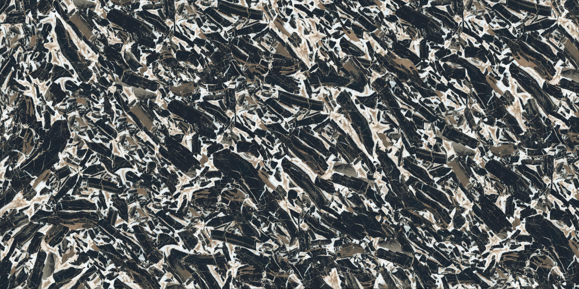 Керамогранит Rex Etoile Brown River Glossy Rettificato 120x240x6 см