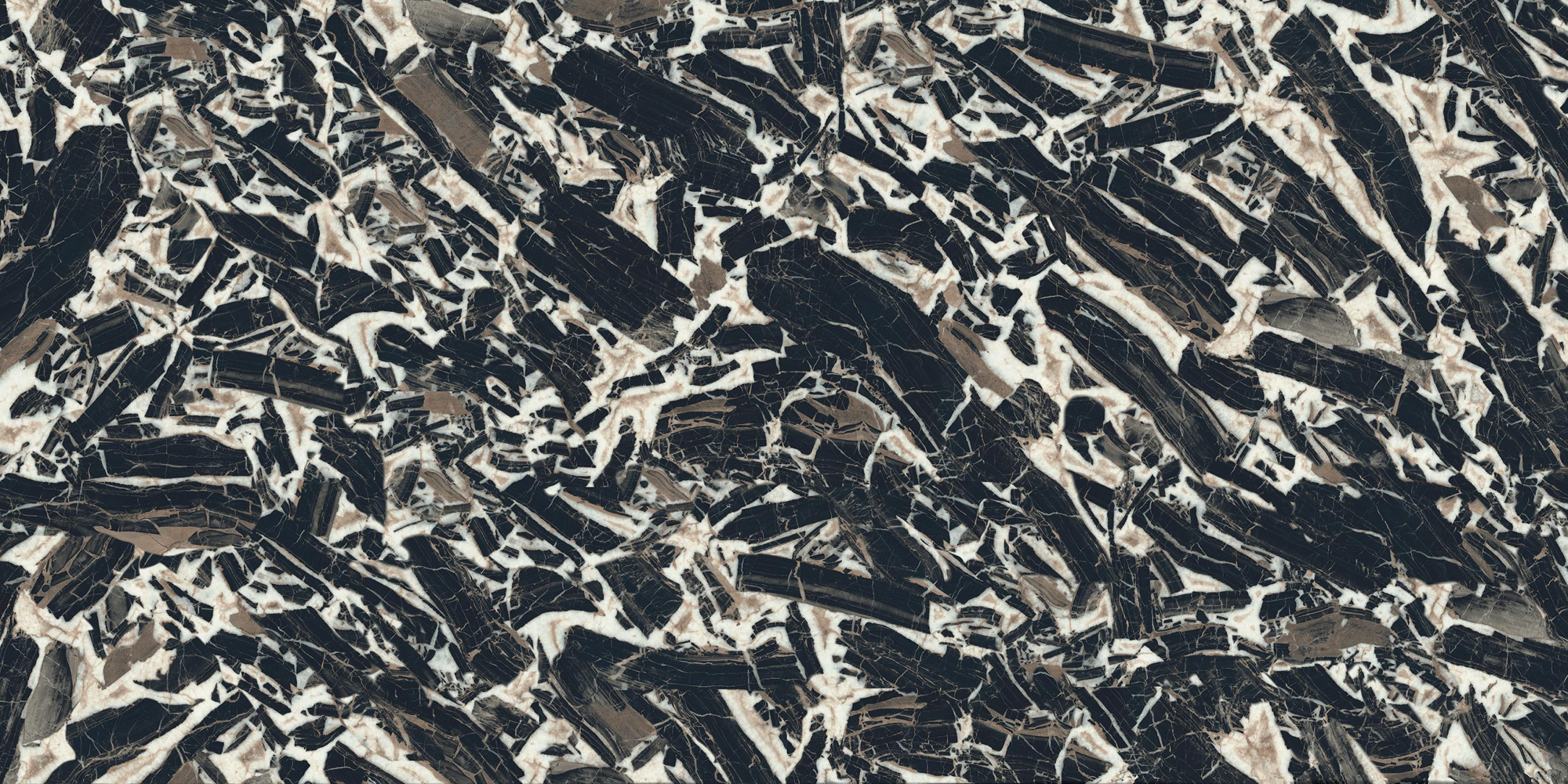 Керамогранит Rex Etoile Brown River Glossy Rettificato 120x240x6 см