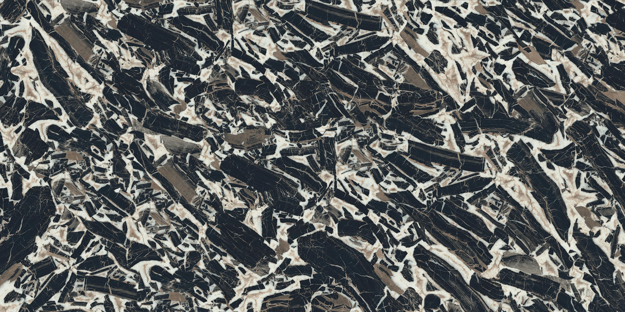 Керамогранит Rex Etoile Brown River Glossy Rettificato 120x240x6 см