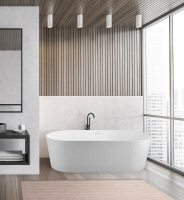 Ванна акриловая отдельностоящая BelBagno BB411-1700-800-MATT 170х80 см