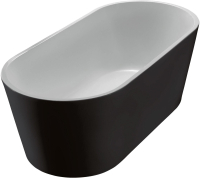 Ванна акриловая отдельностоящая BelBagno BB71-1800-NERO-W0 180х80 см