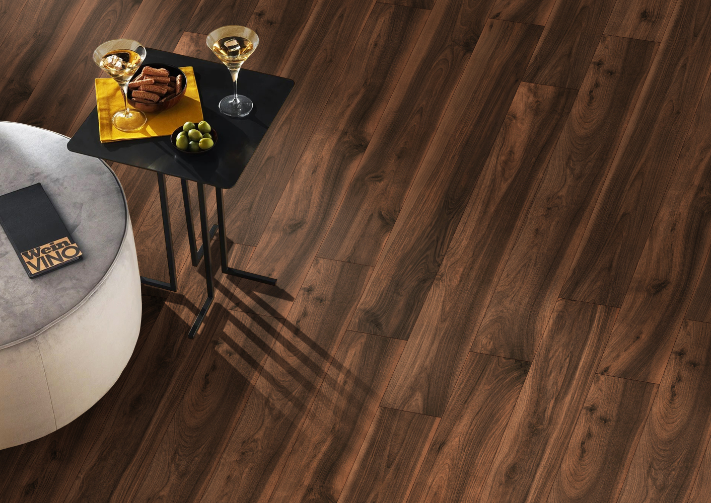 Фото Керамогранит Ennface Wood Walnut Tree Matt 20x120 см крупным планом — купить в Краснодаре в салоне МАКСАНН