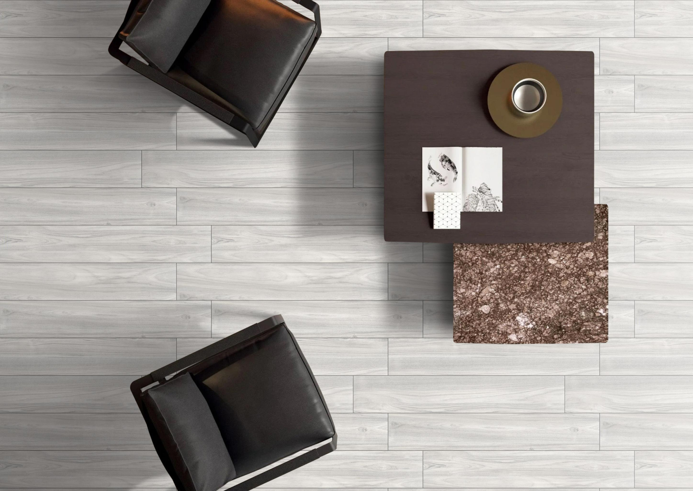Фото Керамогранит Ennface Wood Crown Ash Matt 20x120 см крупным планом — купить в Краснодаре в салоне МАКСАНН