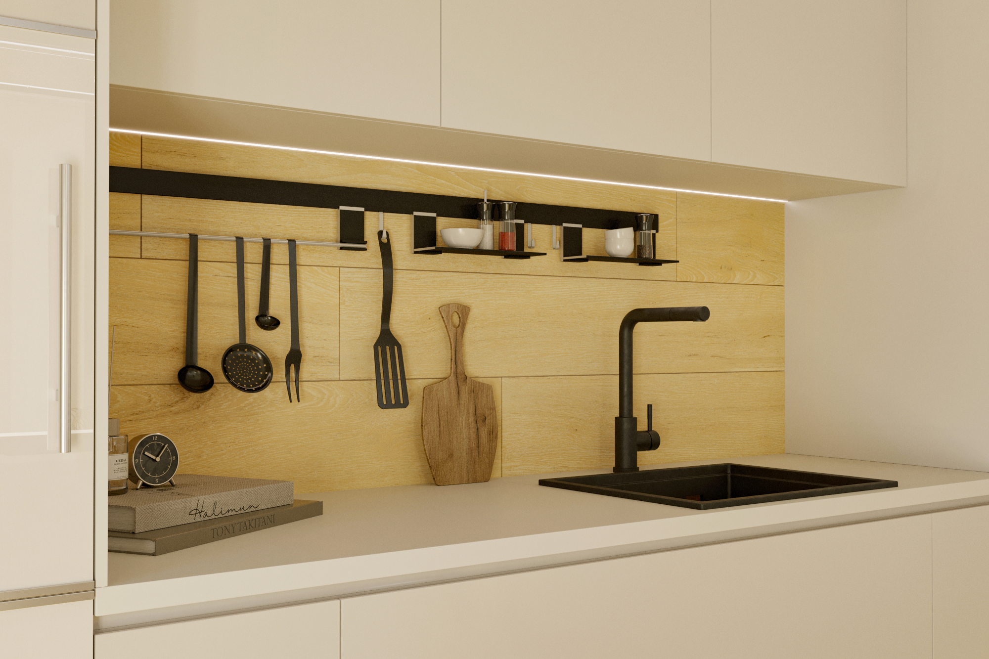 Керамогранит Ennface Wood Oakland Honey Matt Relieff 20x120 см