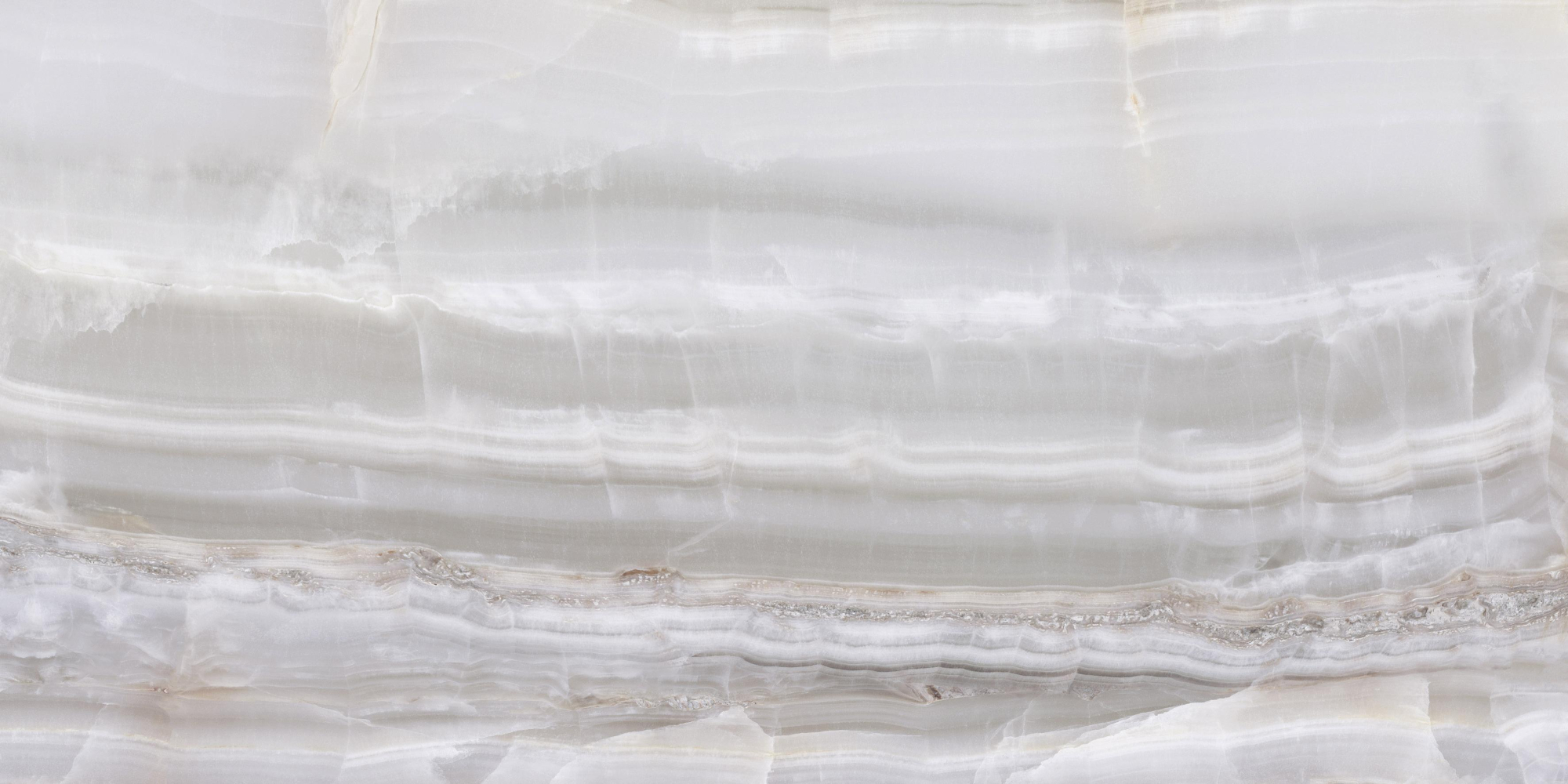 Фото Керамогранит Ennface Onix Ivory Extra Glossy 60x120 см крупным планом — купить в Краснодаре в салоне МАКСАНН