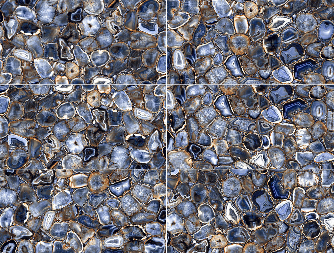 Фото Керамогранит Staro Palacio Rock Azul High Gloss 60x120 см крупным планом — купить в Краснодаре в салоне МАКСАНН