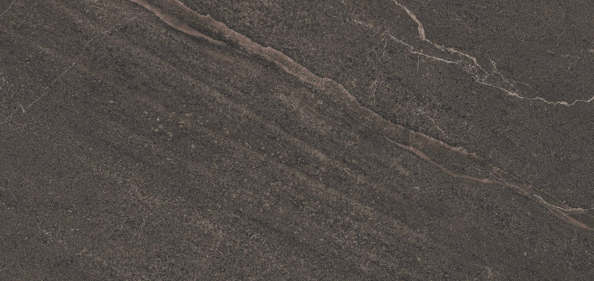 Фото Керамогранит Estima GB03 Gabbro Anthracite Rettificato 80x160 см  крупным планом — купить в Краснодаре в салоне МАКСАНН