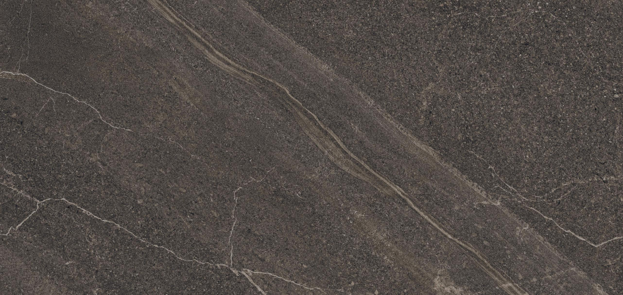 Керамогранит Estima GB03 Gabbro Anthracite Rettificato 80x160 см 