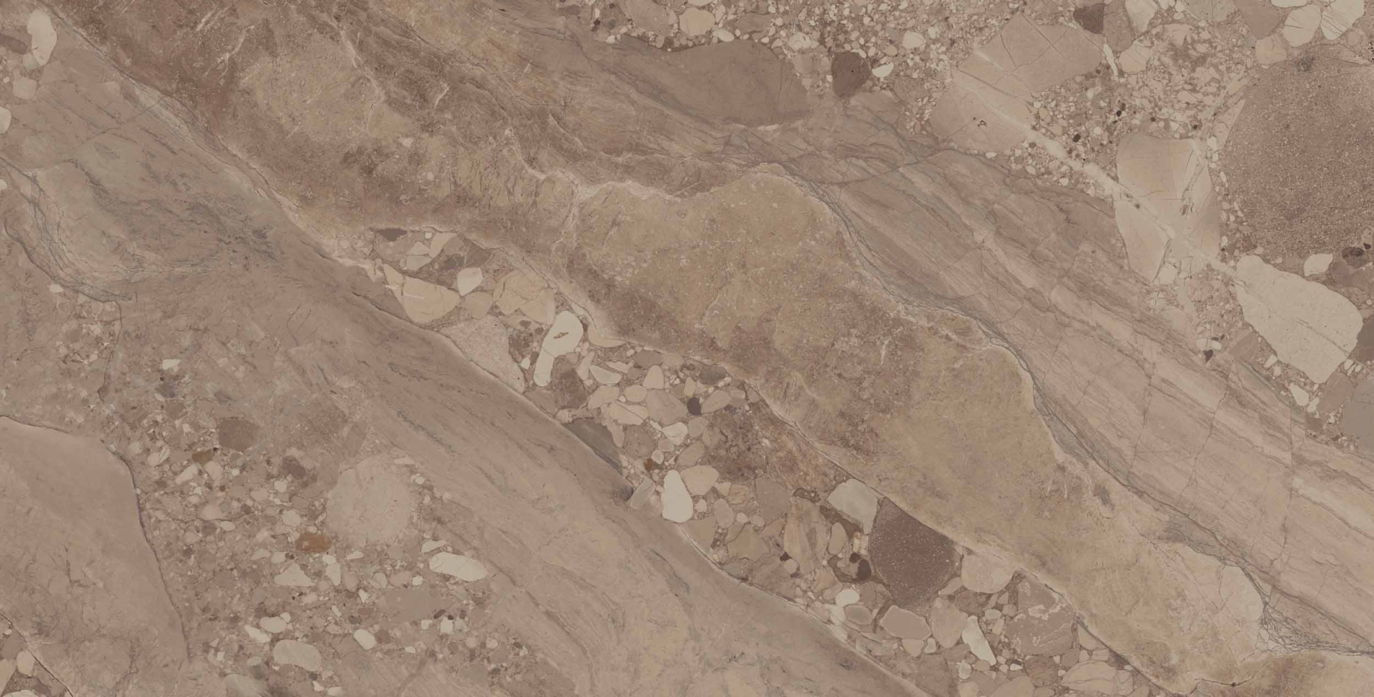 Фото Керамогранит Ametis by Estima OM03 Oceanmist Brown 60x120 см крупным планом — купить в Краснодаре в салоне МАКСАНН