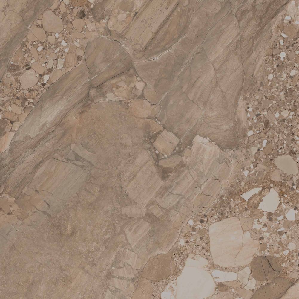 Фото Керамогранит Ametis by Estima OM03 Oceanmist Brown 80x80 см крупным планом — купить в Краснодаре в салоне МАКСАНН