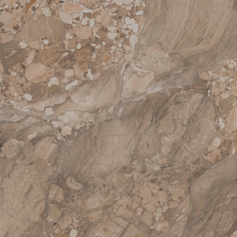 Фото Керамогранит Ametis by Estima OM03 Oceanmist Brown 80x80 см крупным планом — купить в Краснодаре в салоне МАКСАНН