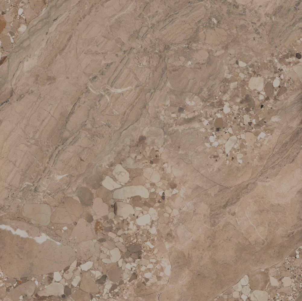 Фото Керамогранит Ametis by Estima OM03 Oceanmist Brown 80x80 см крупным планом — купить в Краснодаре в салоне МАКСАНН