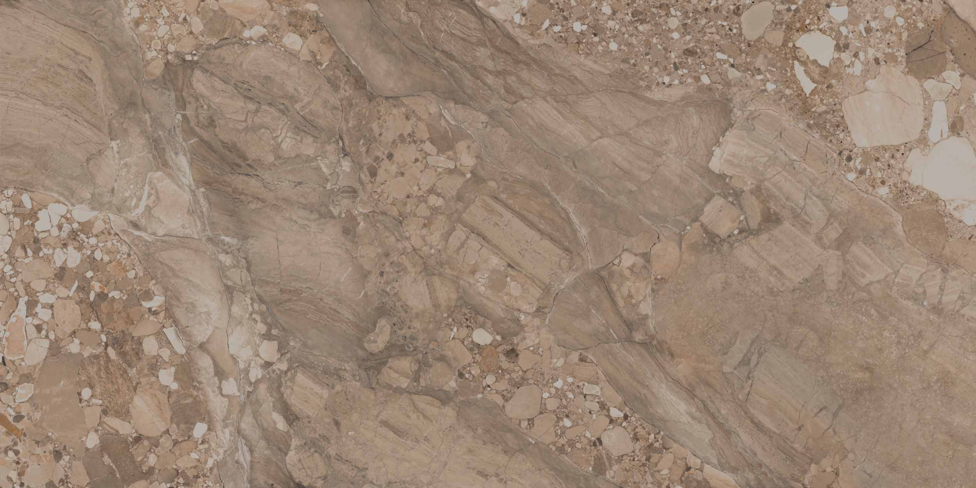 Фото Керамогранит Ametis by Estima OM03 Oceanmist Brown 80x160 см крупным планом — купить в Краснодаре в салоне МАКСАНН