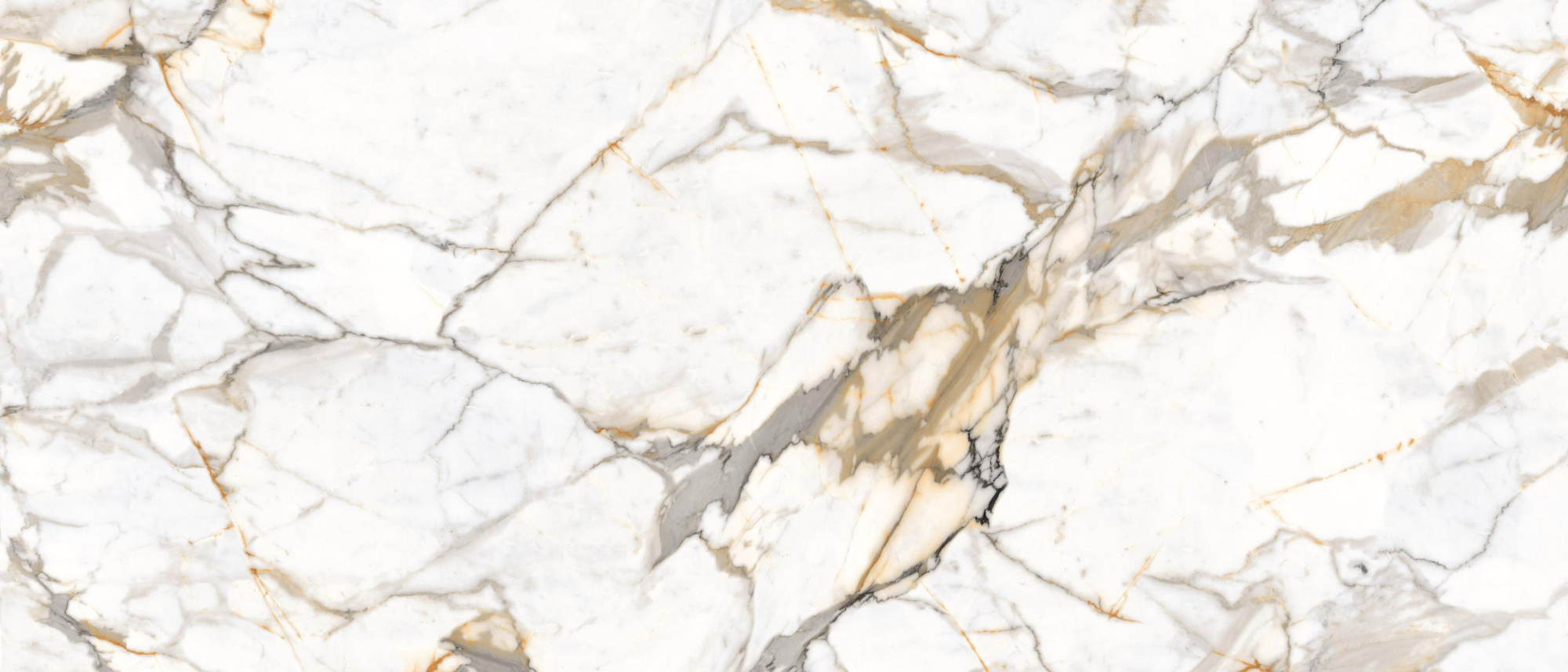 Фото Керамогранит Ennface Large Calacatta Oro Full Lappato 120х280 см крупным планом — купить в Краснодаре в салоне МАКСАНН