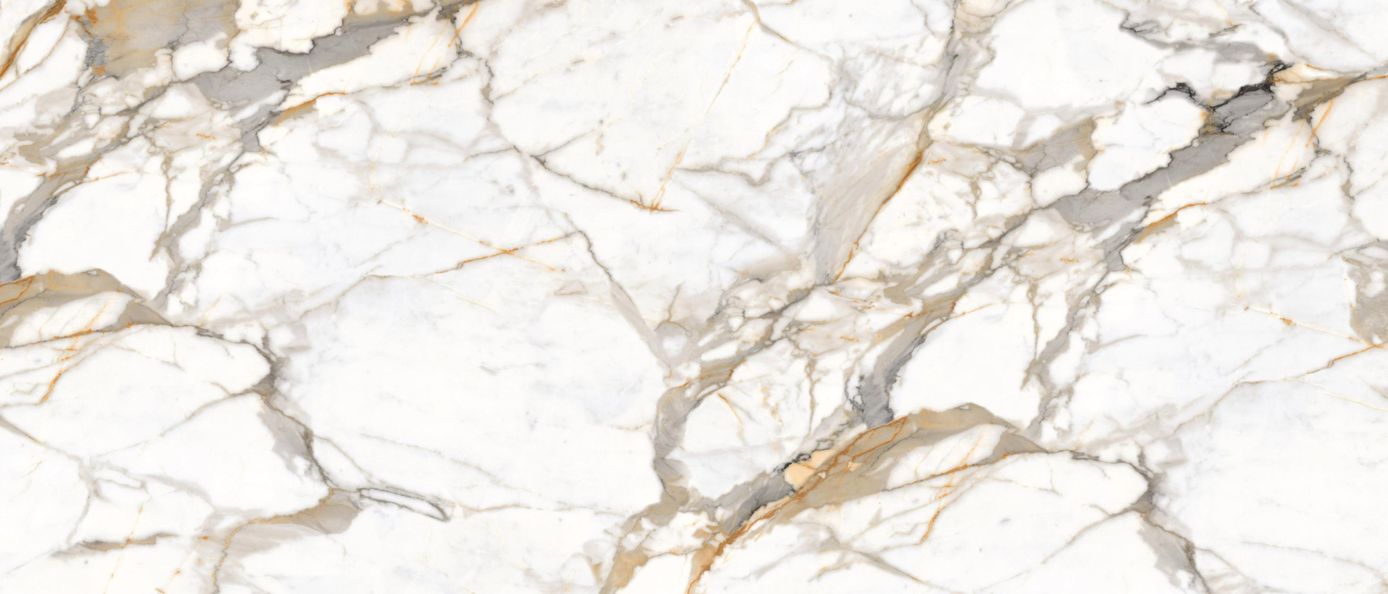 Фото Керамогранит Ennface Large Calacatta Oro Full Lappato 120х280 см крупным планом — купить в Краснодаре в салоне МАКСАНН