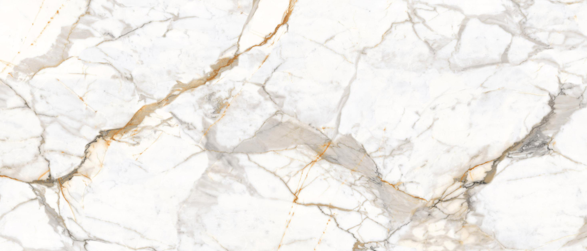 Фото Керамогранит Ennface Large Calacatta Oro Full Lappato 120х280 см крупным планом — купить в Краснодаре в салоне МАКСАНН