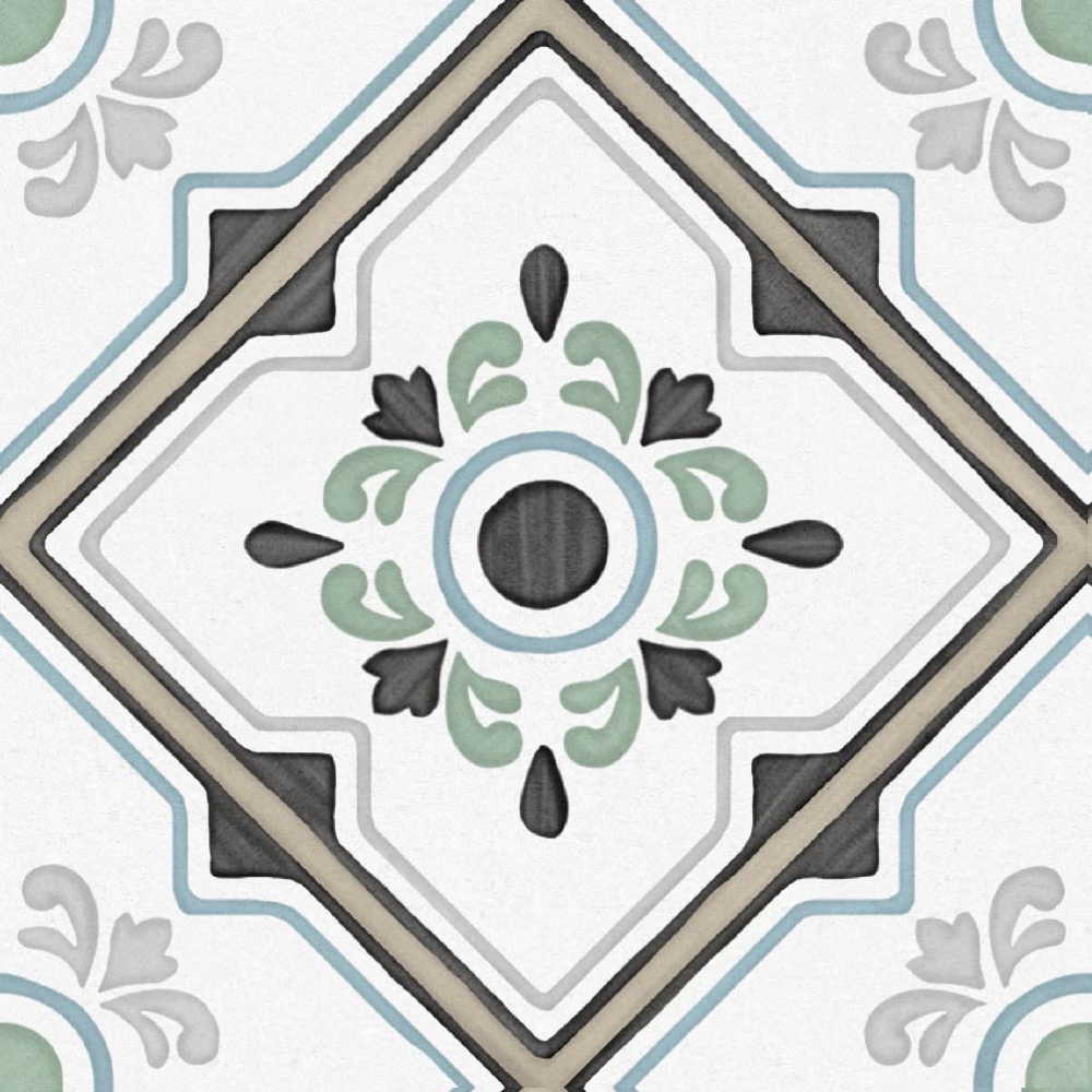Керамогранит Ennface Pattern Ponza Bloom Matt 20x20 см