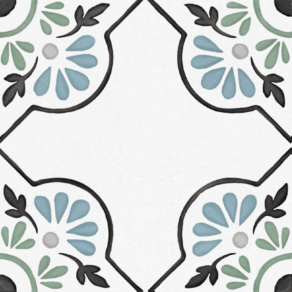 Керамогранит Ennface Pattern Ponza Petals Matt 20x20 см
