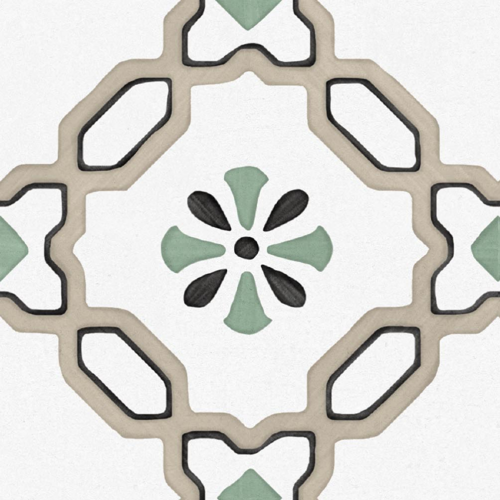Керамогранит Ennface Pattern Ponza Lilly Matt 20x20 см