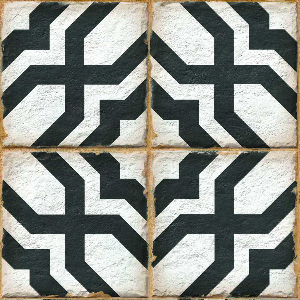 Керамогранит Ennface Pattern Morocco Beige Matt 20x20 см