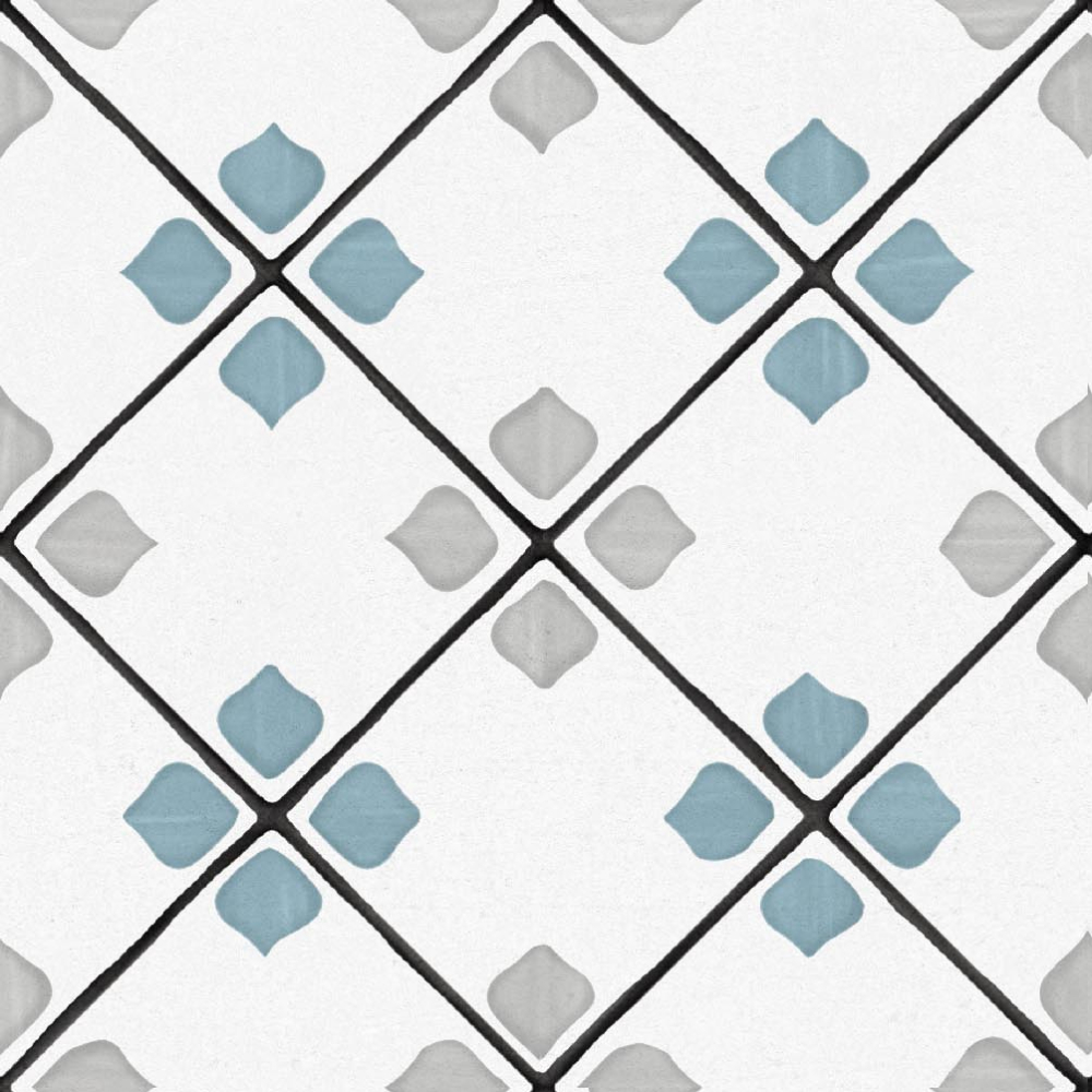 Керамогранит Ennface Pattern Ponza Romb Matt 20x20 см